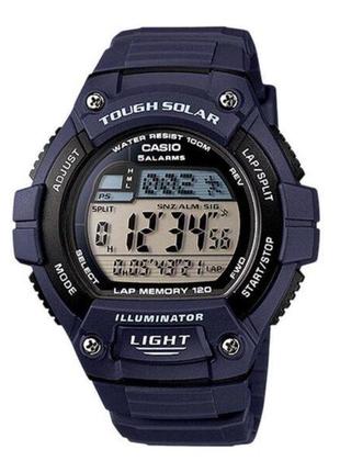 Мужские часы casio digital sport w-s220-2avdf, черный цвет