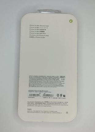 Чехол силиконовый silicone case для iphone xs max с матовой поверхностю микрофибра внутри черный цвет6 фото