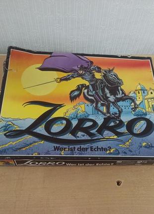 Німецька настільна гра zorro wer ist der echte? новий світ зорро