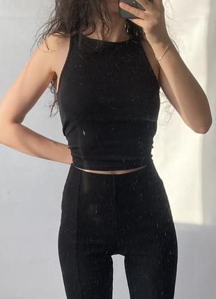 Топ базовый в рубчик h&m