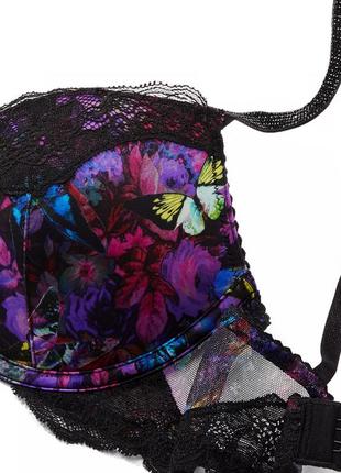 Комплект victoria's secret shine chain strap lace push-up bra + pants3 фото
