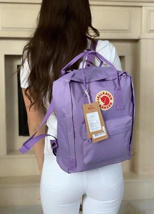 Рюкзак fjallraven kanken купити фьялравен канкен бузковий