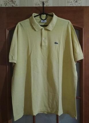 Чоловіча футболка поло polo lacoste 7 (l-xl) оригінал