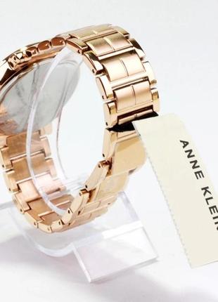 Женские часы anne klein ak/4012wtrg. женские часы золотые4 фото