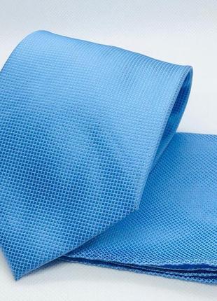 Краватка чоловіча блакитна
