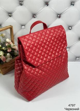Рюкзак жіночій, стильний з дуже якісної екошкіри2 фото