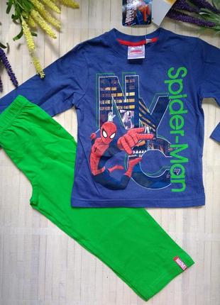 Бавовняна піжама зі штанами людина павук spider man 3-4 роки