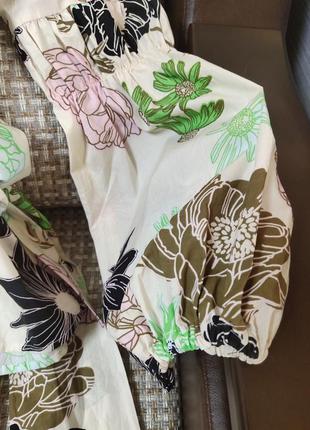 Дизайнерская стильная блузка на запах, с длинным  поясом от carin wester6 фото