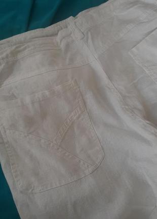 Льняной костюм рубашка +брюки4 фото