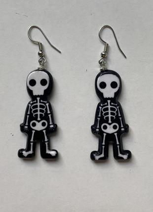 Серьги скелеты