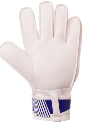 Рукавиці воротарські chelsea ballonstar fb-0187-8 розмір 8-10 синій-білий3 фото