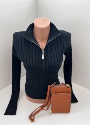 Женский трикотажный свитер жіночий якісний светр3 фото