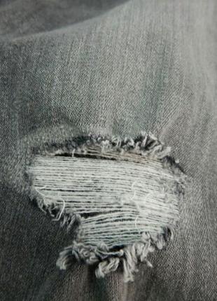 Крутые рваные джинсы брендовые4 фото