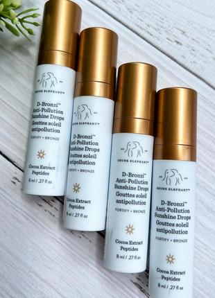 Drunkelephant d-bronzi™m anti-pollution bronzing drops with peptides 🤎 бронзирующие капли с пептидами