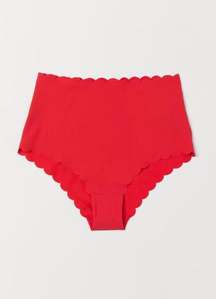 Плавки бикини high waist коралловые размер 32 h&m