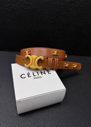 Шкіряний ремінь celine