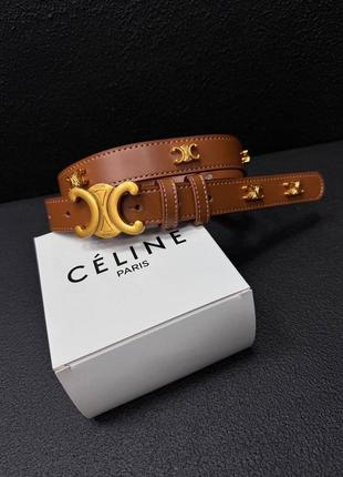 Кожаный ремень celine3 фото