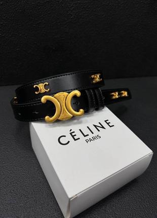 Шкіряний ремінь celine