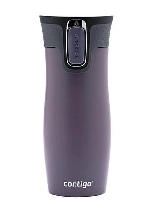 Термокружка contigo west loop 470 мл dark plum
