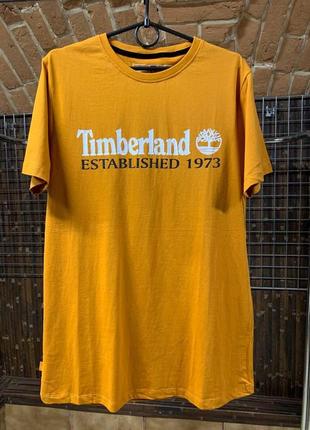 Футболка timberland оригінал нова котонова sport casual big logo cotton америка