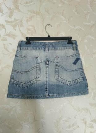 Короткая джинсовая юбка spogi,  р.264 фото