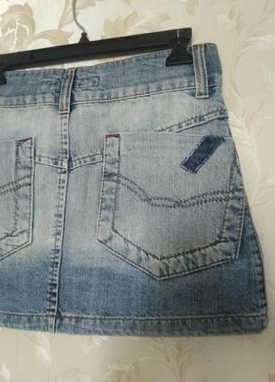 Короткая джинсовая юбка spogi,  р.266 фото