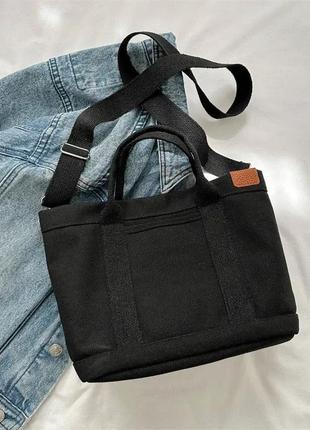 Женская сумка-шопер через плечо вместительная5 фото