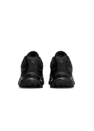 Мужские кроссовки salomon advanced xt-slate all black (соломон)3 фото