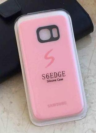 Чехол-накладка silicon case для samsung galaxy s6 edge g925