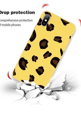 Защитный чехол "safari" для смартфона apple iphone  черный, леопардовый4 фото