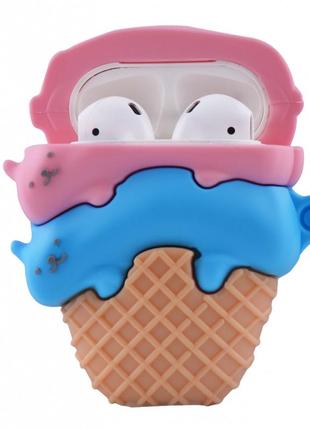 Чохол для airpods силіконовий морозиво2 фото