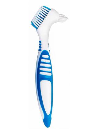 Щітка lesko 29587 blue для чищення зубних протезів ve-331 фото