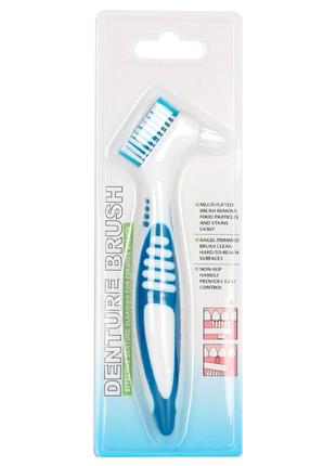 Щітка lesko 29587 blue для чищення зубних протезів ve-334 фото