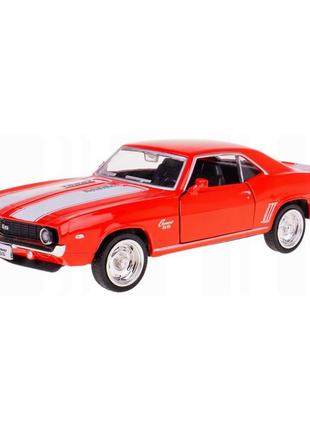 250336u автомодель 1:32 technodrive chevrolet camaro 1969 червоний