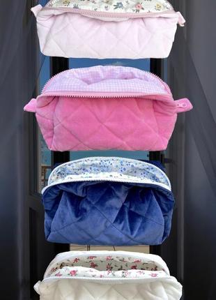 Велюровые косметички ручной работы. handmade