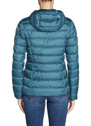 Ультра легкий пуховик eddie bauer women's cirruslite down hooded jacket xs2 фото