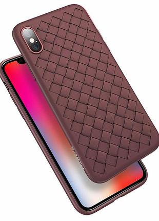 Чехол для iphone из tpu коричневый