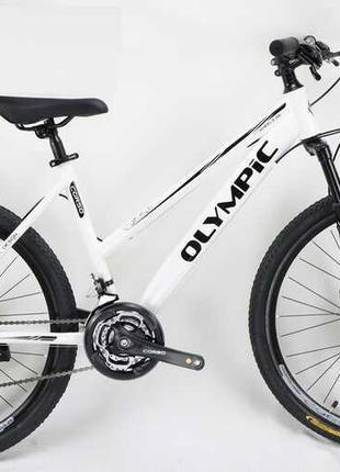 Велосипед спортивний corso "olympic" 26" дюймів lp-26104 рама сталева 17", sunrun швидкість 21, зібраний на