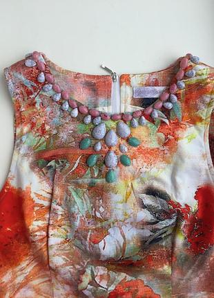 Яркое нарядное платье р.m/l utopia как (zara, mango, maje, max mara , sandro, guess, etro)3 фото