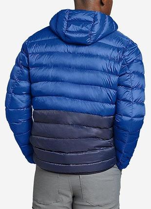 Мужской пуховый анорак eddie bauer men's cirruslite down pullover ultramarine2 фото