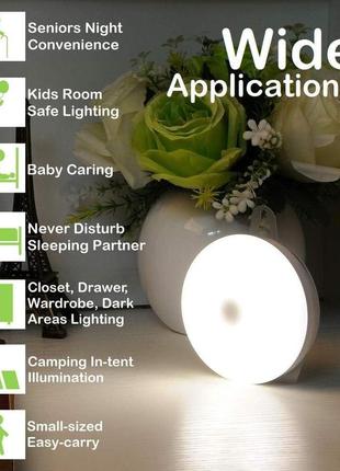 Перезаряжаемый сенсорный светильник rtsu, светодиодный ночник «сделай сам»4 фото