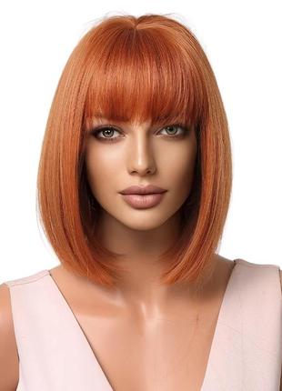 Парик kaily short ombre bob, натуральные синтетические волосы1 фото