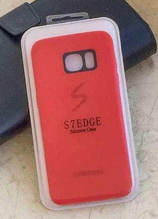 Чехол-накладка silicon case для samsung galaxy s7 edge g9351 фото