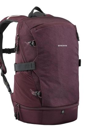 Туристический рюкзак quechua arpenaz500 20л 45 х 25 х 15 см бордовый