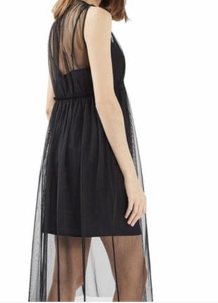 Чорна сукня міді top shop4 фото