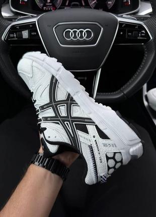 Чоловічі кросівки asics gel-kahana 8 white black, чоловічі кеди асикс білі. чоловіче взуття8 фото