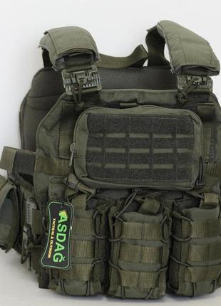 Бс asdağ олива. плитоноска з системою швидкого скидання 4 точки