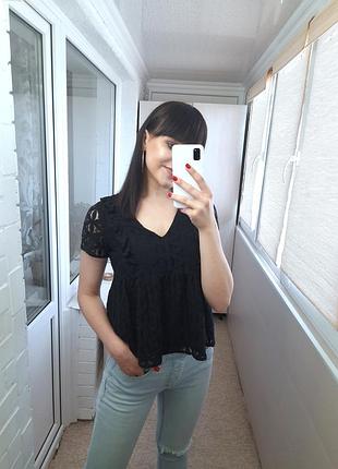 Блуза/блузка/футболка/кружево/гепюр