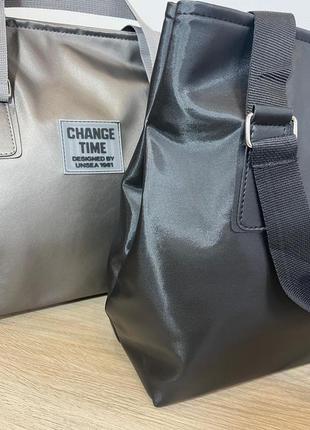 Женская качественная сумка из плащевки жіноча стильна сумка з тканини4 фото