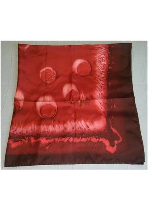 Коллекционный шелковый платок longchamp